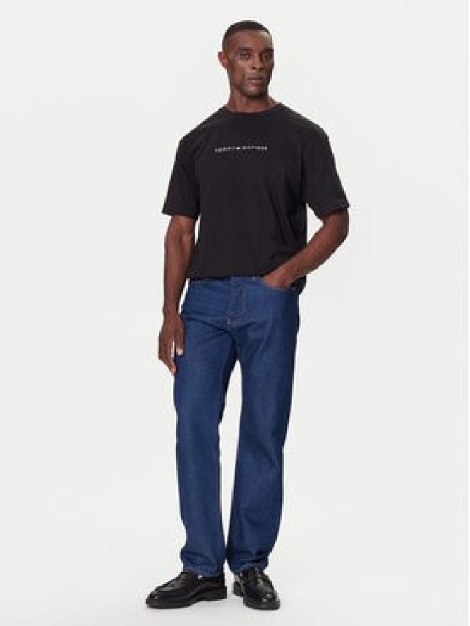 Tommy Hilfiger T-Shirt UM0UM03685 Czarny Relaxed Fit