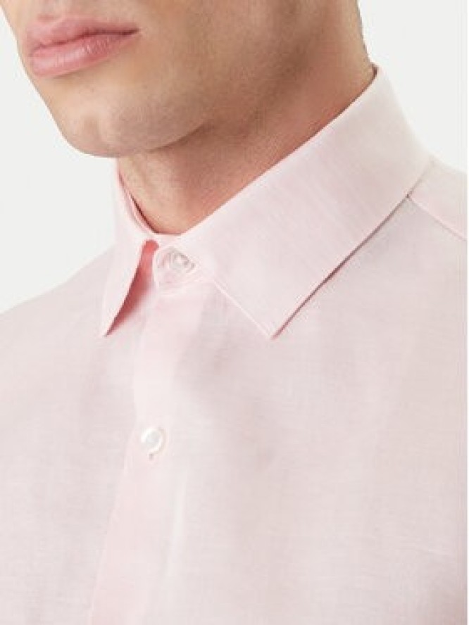 Calvin Klein Koszula LV019EU121 Różowy Regular Fit