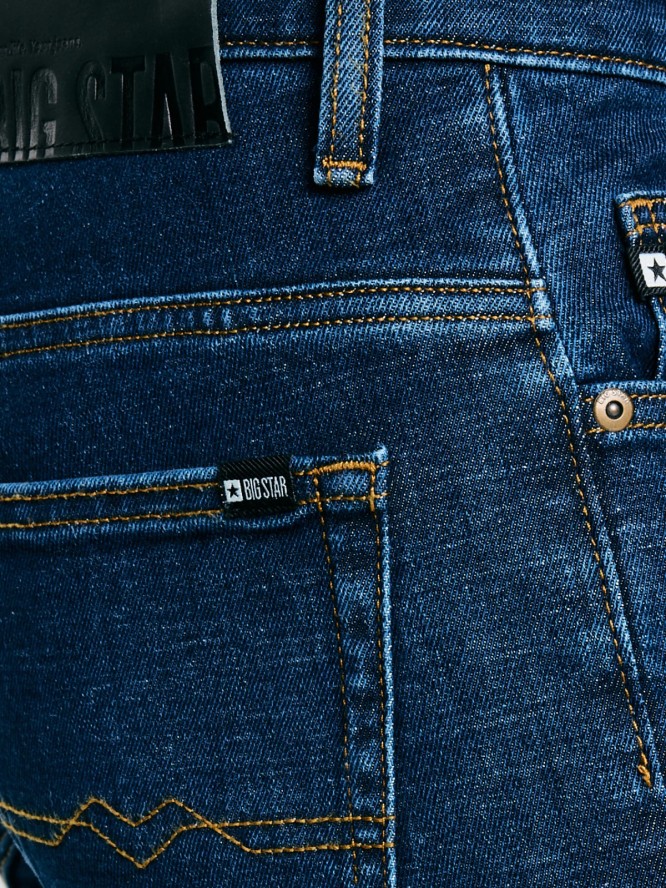 jeansy męskie skinny granatowe jeffray 663