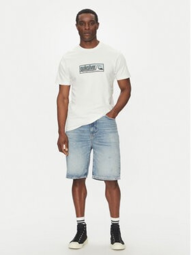 Quiksilver T-Shirt EQYZT08040 Biały Regular Fit