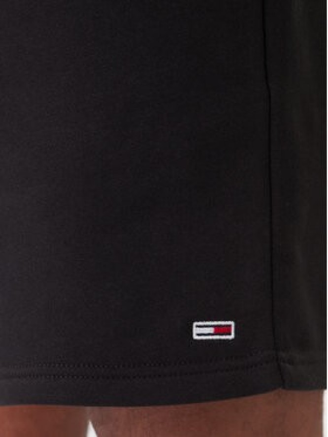 Tommy Jeans Szorty sportowe Flag Beach DM0DM21931 Czarny Regular Fit