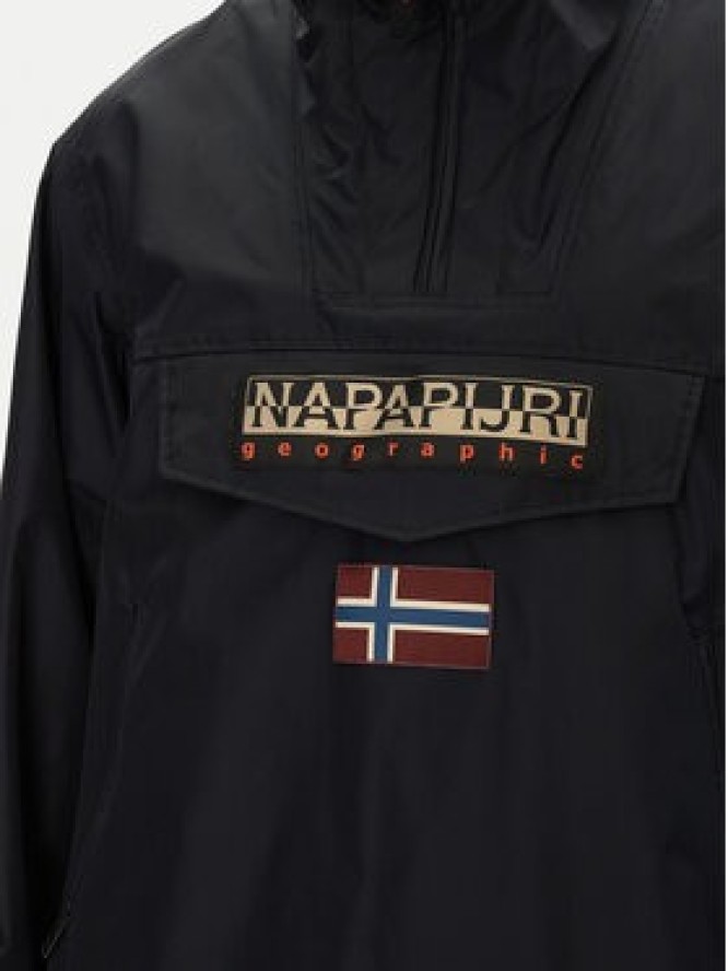 Napapijri Kurtka anorak Rainforest Next Sum NP0A4ILW Czarny Loose Fit