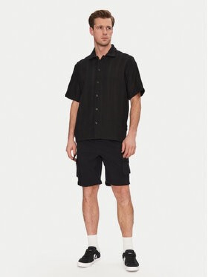 Resteröds Koszula Kirk 10251 7400 Czarny Regular Fit