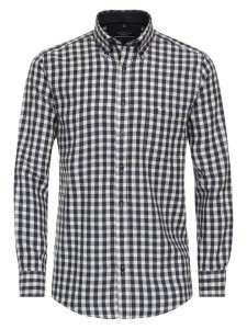 CASAMODA Koszula - Comfort fit - w kolorze granatowo-kremowym rozmiar: XXL