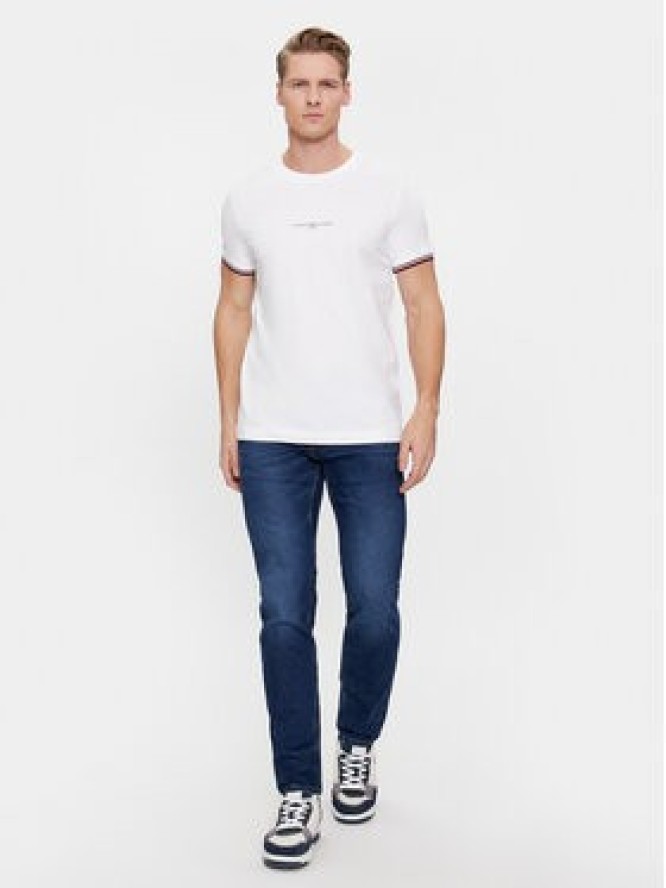 Tommy Hilfiger T-Shirt Logo MW0MW32584 Biały Regular Fit