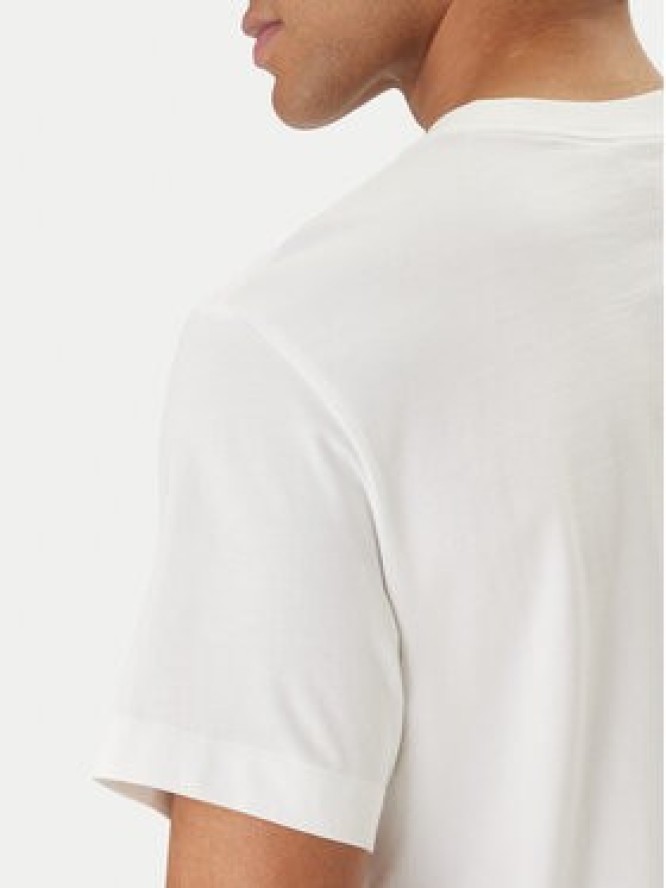Calvin Klein Jeans T-Shirt Easy Monologo LV04RC275G Biały Regular Fit