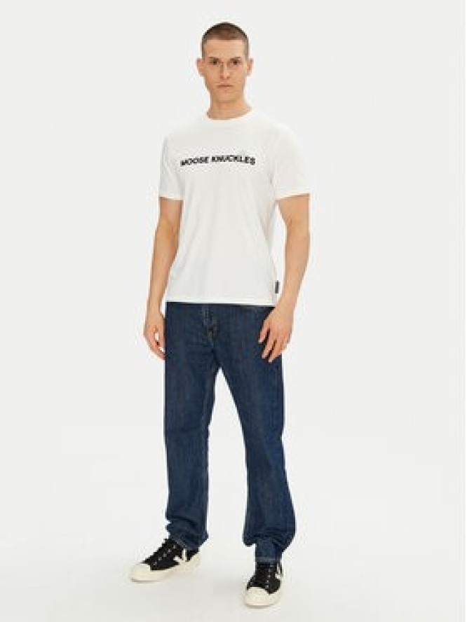 Moose Knuckles T-Shirt Conway M15MT760 Écru Regular Fit