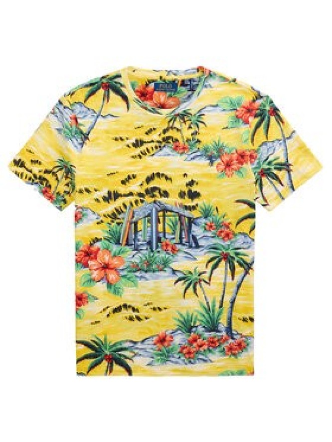 Polo Ralph Lauren T-Shirt 710963813001 Żółty Custom Slim Fit