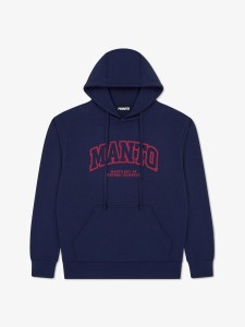 MANTO bluza z kapturem VARSITY 26 granatowa