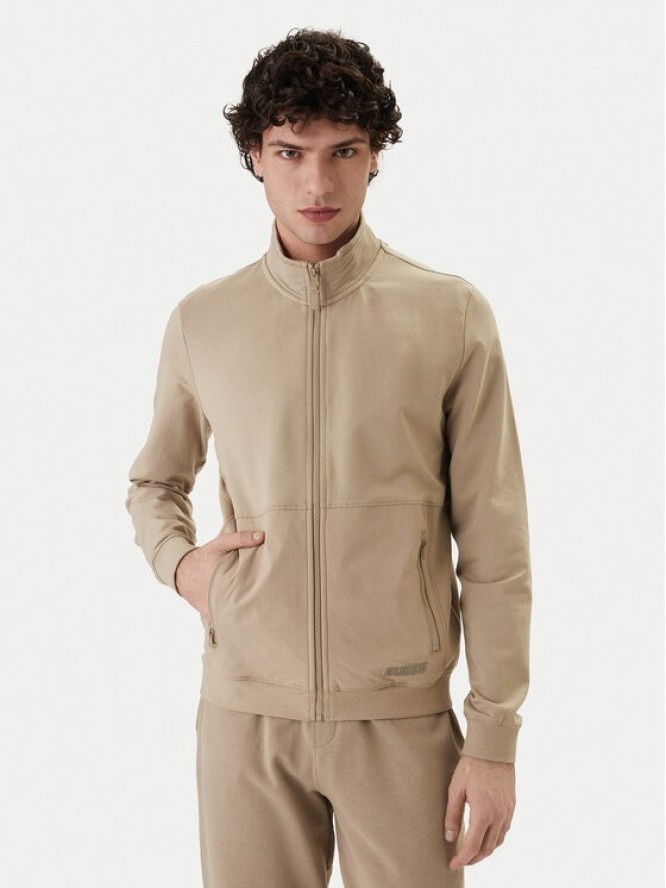 Guess Bluza Z6GQ04 K2833 Beżowy Regular Fit