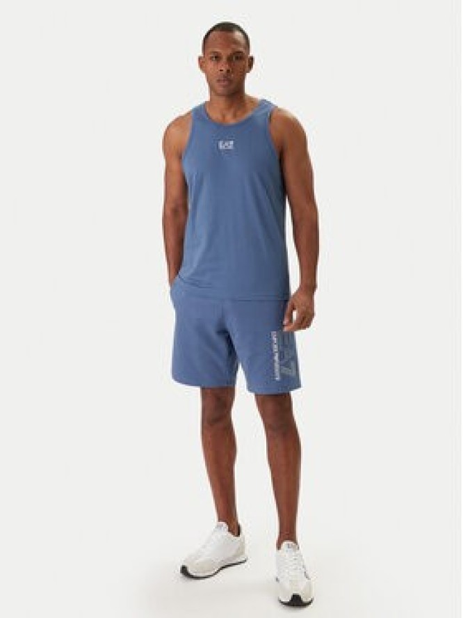 EA7 Emporio Armani Szorty sportowe 7M001315 AF13512 Niebieski Regular Fit