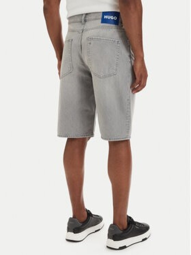 HUGO Szorty jeansowe Skate 50561704 Szary Straight Fit