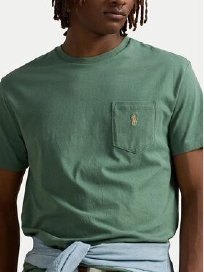 Polo Ralph Lauren T-Shirt 710704248270 Zielony Regular Fit