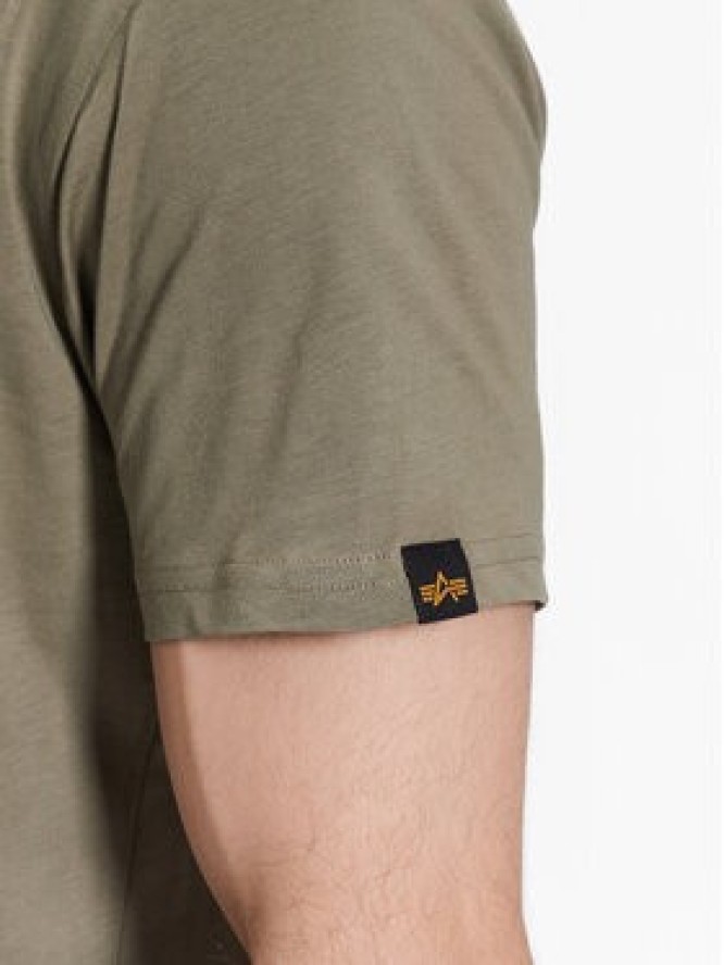 Alpha Industries T-Shirt Basic 118533 Beżowy Regular Fit