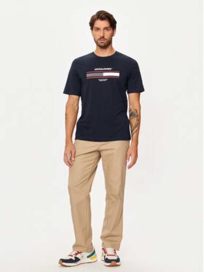 Jack & Jones T-Shirt South 12256784 Niebieski Standard Fit