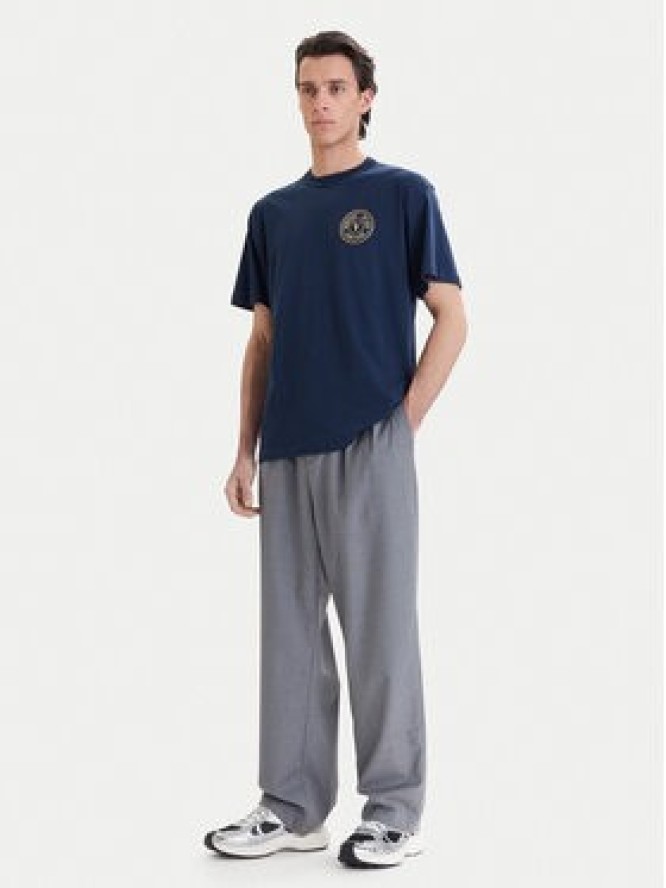 Versace Jeans Couture T-Shirt 80GAHT04 CJ00T Granatowy Regular Fit