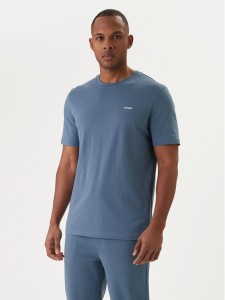 HUGO T-Shirt Dero222 50466158 Niebieski Regular Fit