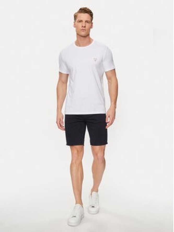 Guess Szorty jeansowe Angels M4GD03 WG3MA Granatowy Slim Fit