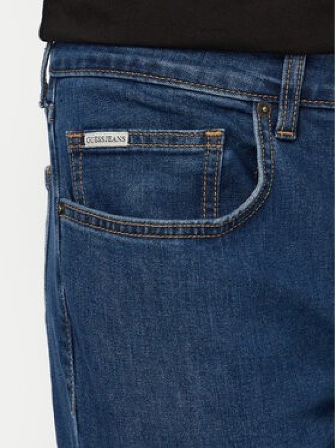 Guess Jeans Jeansy M6RA0F D6325 Niebieski Skinny Fit