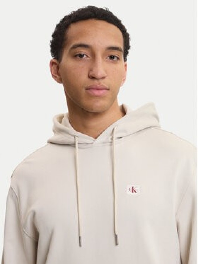 Calvin Klein Jeans Bluza Terry LV04RC274G Beżowy Regular Fit