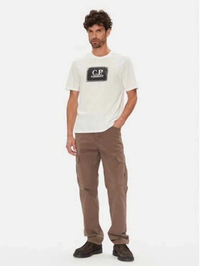C.P. Company T-Shirt RCCMTS723A005100W Écru Regular Fit