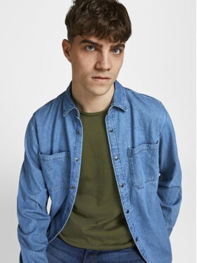 Jack & Jones T-Shirt Basher 12182498 Zielony Regular Fit