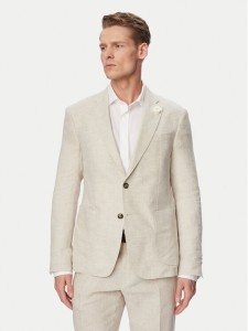 JOOP! Marynarka Hoverest 30102592 Beżowy jasny Slim Fit