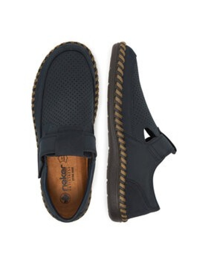 Rieker Półbuty B2453-14 Granatowy