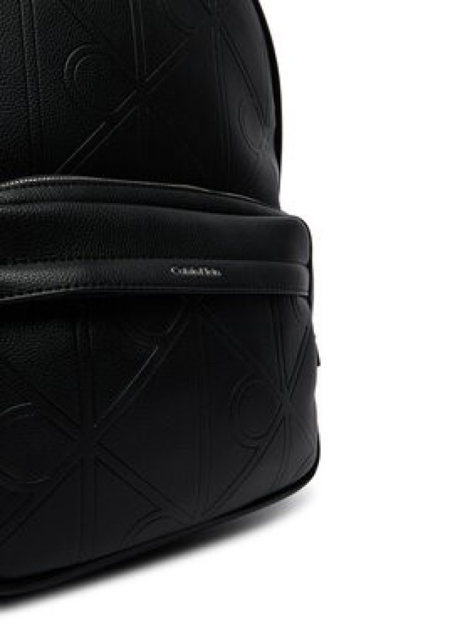 Calvin Klein Plecak Emblem Aop Emboss Round Backpack LV04D3398G Czarny