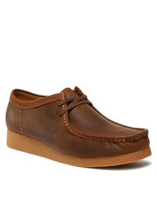 Clarks Mokasyny Wallabee Evo 261728197 Brązowy