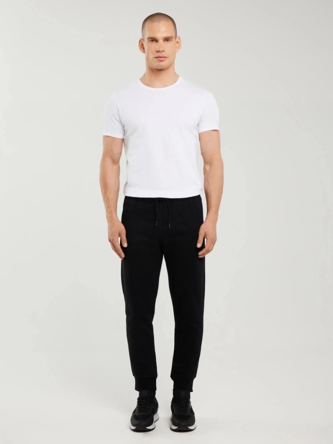 Spodnie męskie dresowe czarne Kersyn 906/ Ajron 906