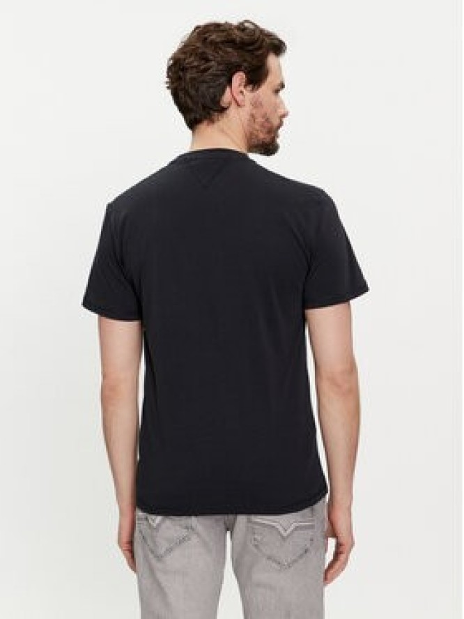 Napapijri T-Shirt S-Kreis NP0A4HQR Czarny Regular Fit