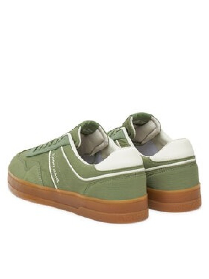 Tommy Jeans Sneakersy The Greenwich Mix Media EM0EM01586 Zielony