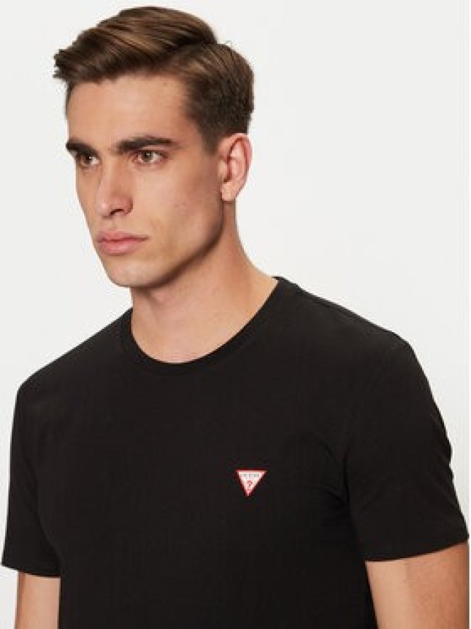 Guess T-Shirt M2YI24 J1314 Czarny Slim Fit
