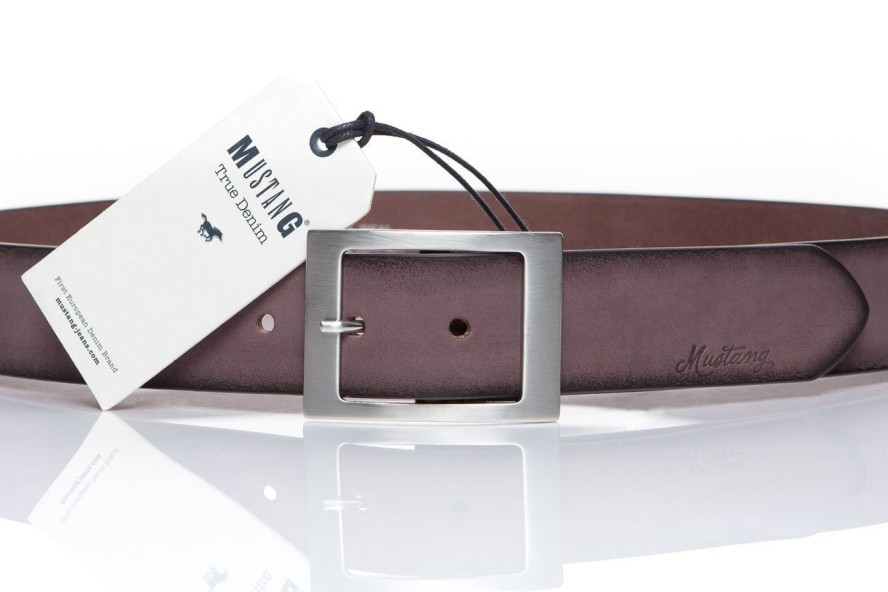 MUSTANG PASEK SKÓRZANY SOPO-MUS056 441 40 mm Ledergürtel