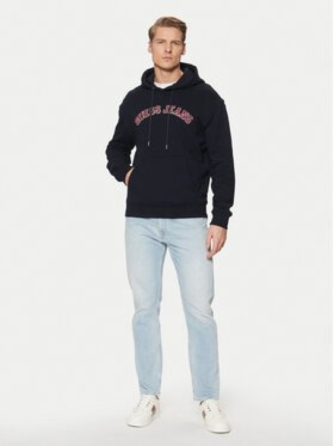 Guess Jeans Bluza M5RQ44 KCPR1 Granatowy Regular Fit