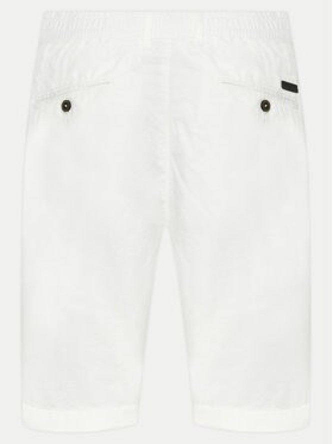 Pierre Cardin Szorty materiałowe 34770/000/5002 Biały Modern Fit