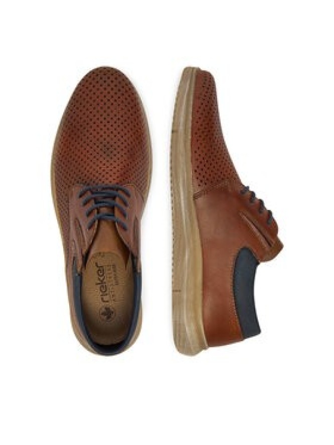 Rieker Półbuty 10406-24 Brązowy