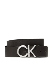 Calvin Klein Pasek Męski Adj/Rev Ck Metal Bombe Pb 35Mm K50K510630 Czarny