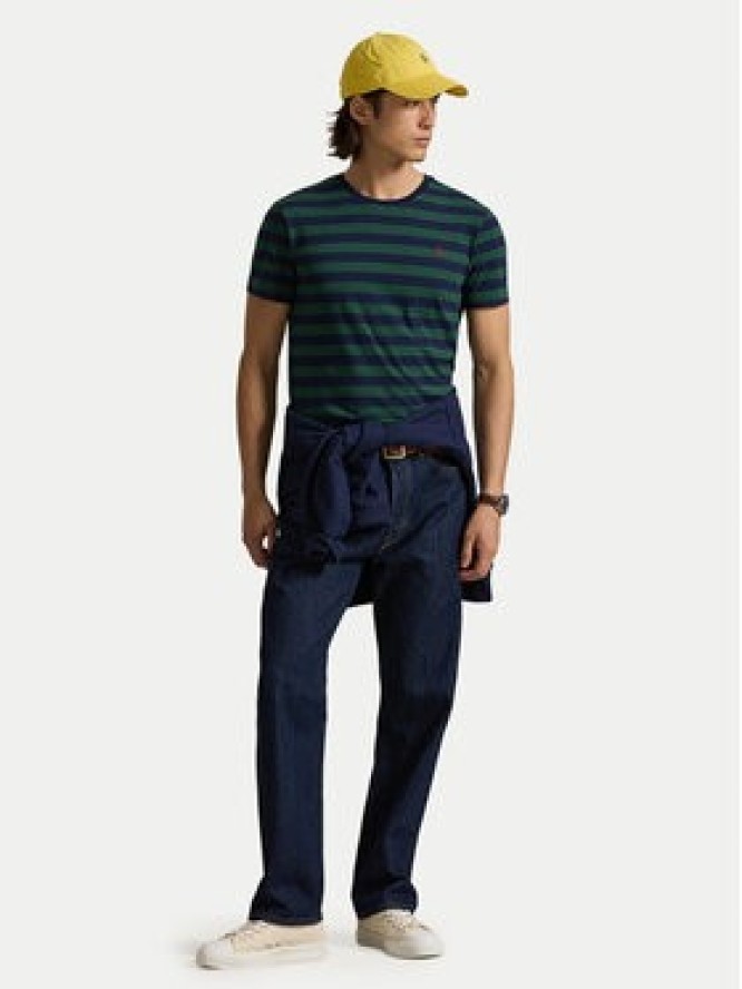 Polo Ralph Lauren T-Shirt 710803479031 Zielony Custom Slim Fit