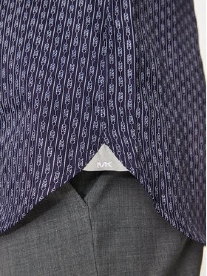 Michael Kors Koszula MK0DS01396 Granatowy Regular Fit