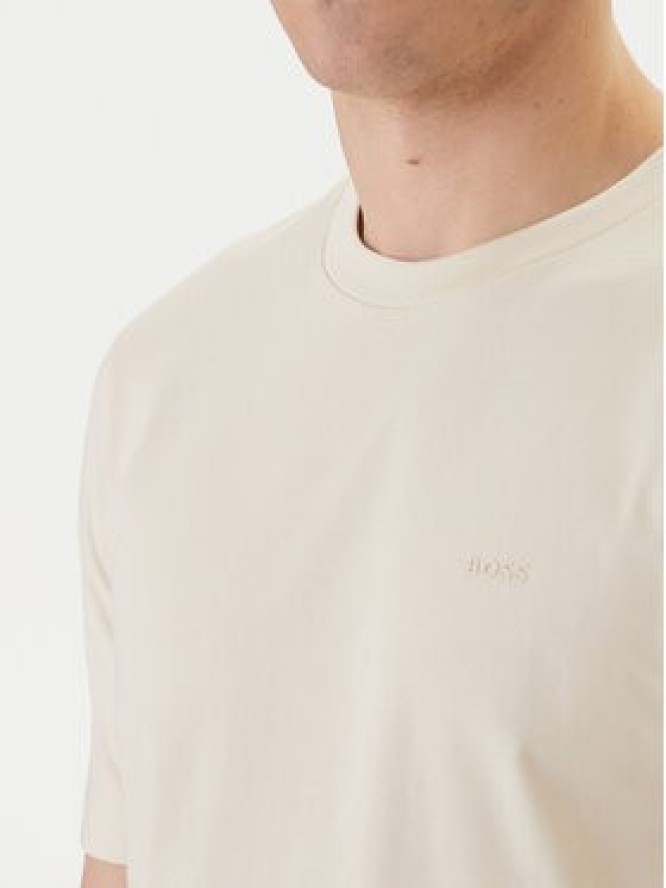 BOSS T-Shirt Thompson 01 50468347 Beżowy Regular Fit