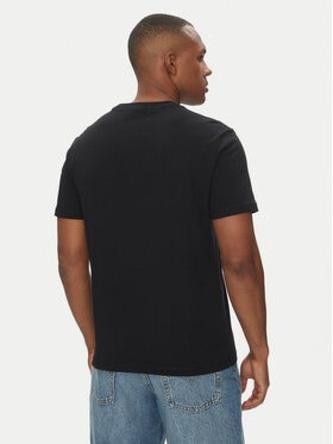 Napapijri T-Shirt S-Valdor NP0A4IE6 Czarny Regular Fit