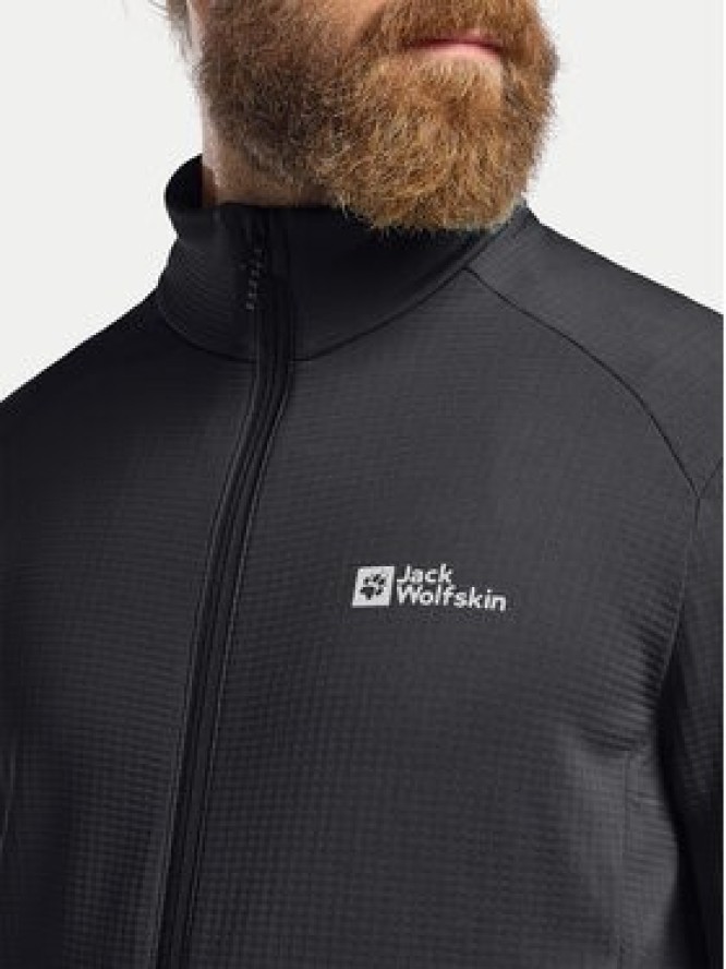Jack Wolfskin Polar Kolbenberg Fz A63964 Czarny Regular Fit