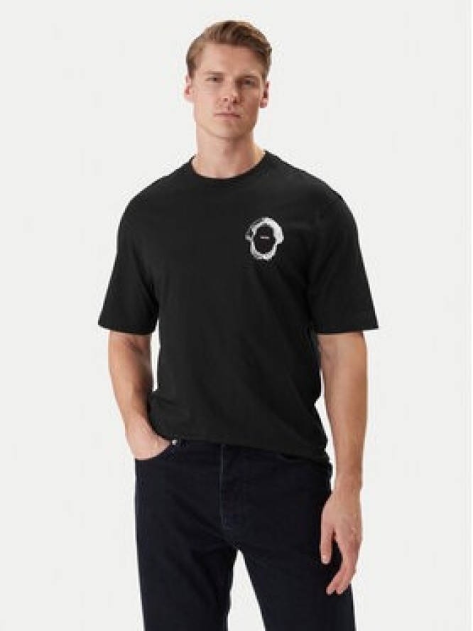 HUGO T-Shirt Nofishix 50554370 Czarny Regular Fit