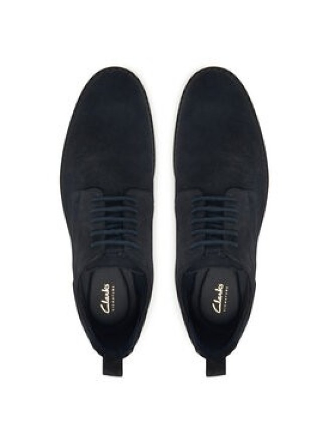 Clarks Półbuty Aldwin Lace 26183251 Granatowy