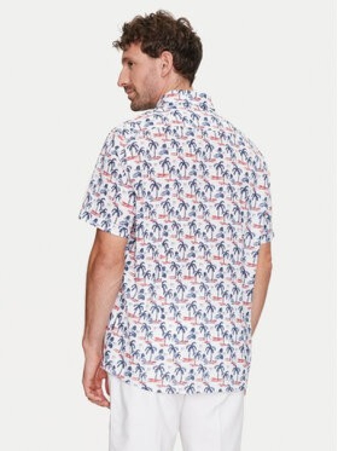 Bugatti Koszula 9450 58332A Granatowy Regular Fit