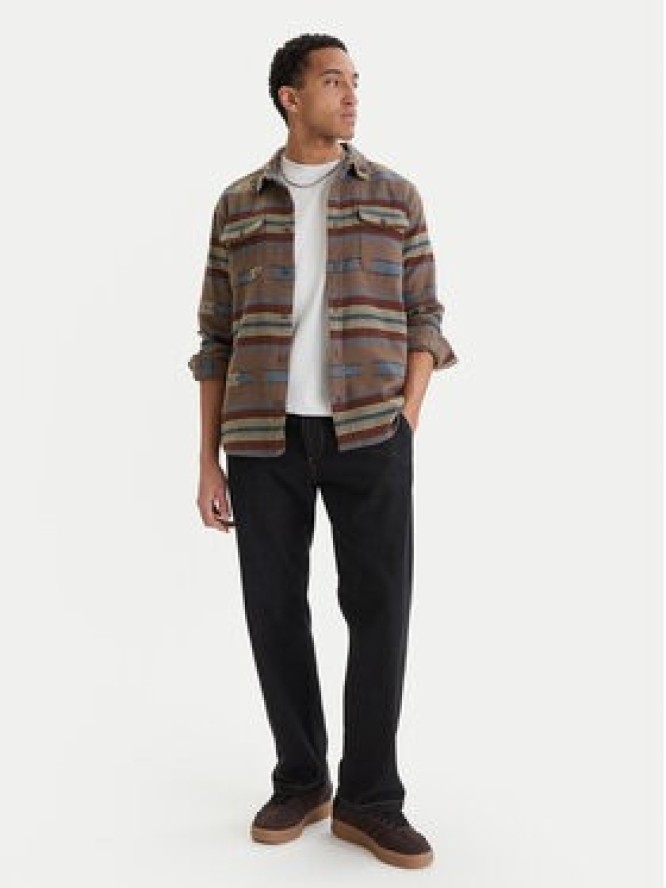 RVCA Koszula Dayshift 23A053505 Brązowy Regular Fit