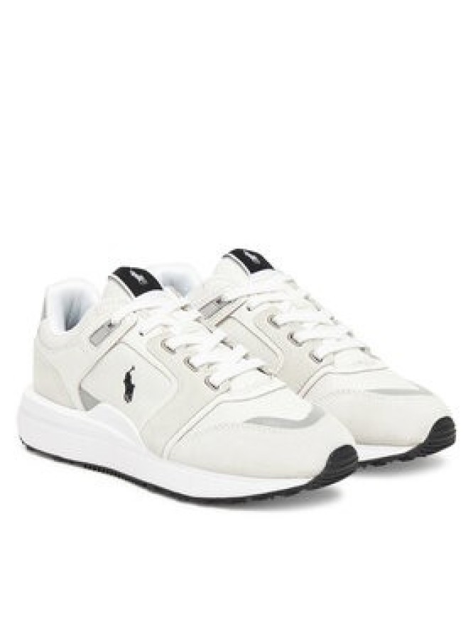 Polo Ralph Lauren Sneakersy Train 89 V2 Suede-Paneled Sneaker 809973974001 Biały