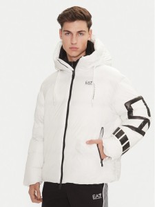 EA7 Emporio Armani Kurtka zimowa 6DPB19 PNGAZ 1100 Biały Regular Fit